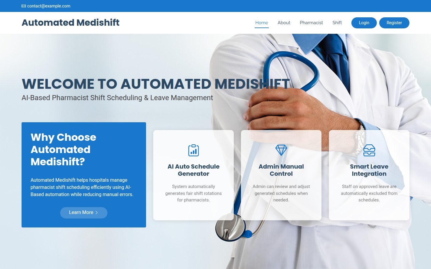 Paparan utama MediShift