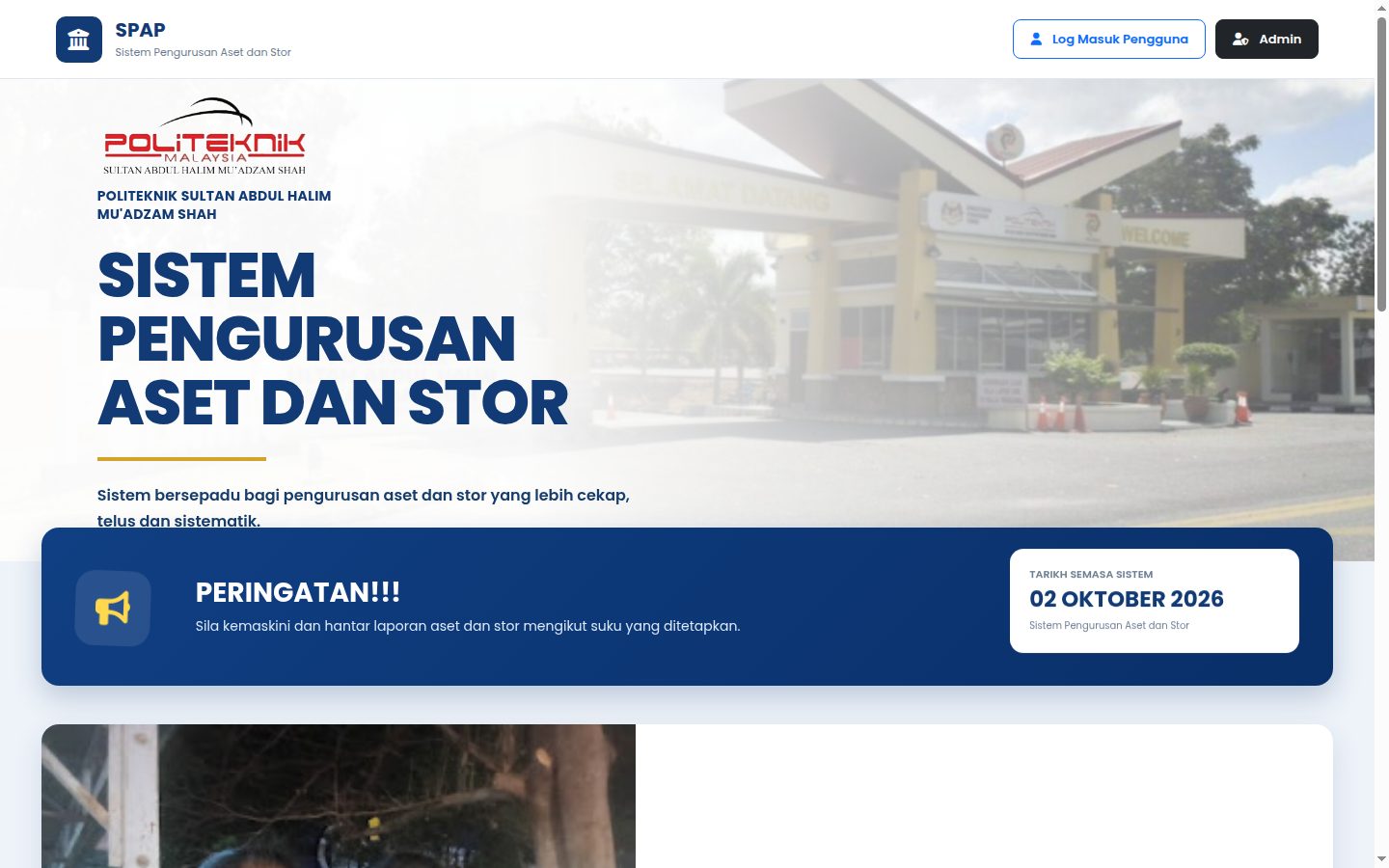 Paparan utama Polimasspap